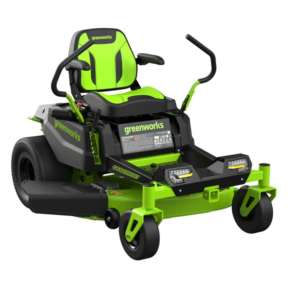Райдер садовый аккумуляторный с нулевым радиусом разворота Greenworks GC82ZT107, 82V, без АКБ и ЗУ (7404107)