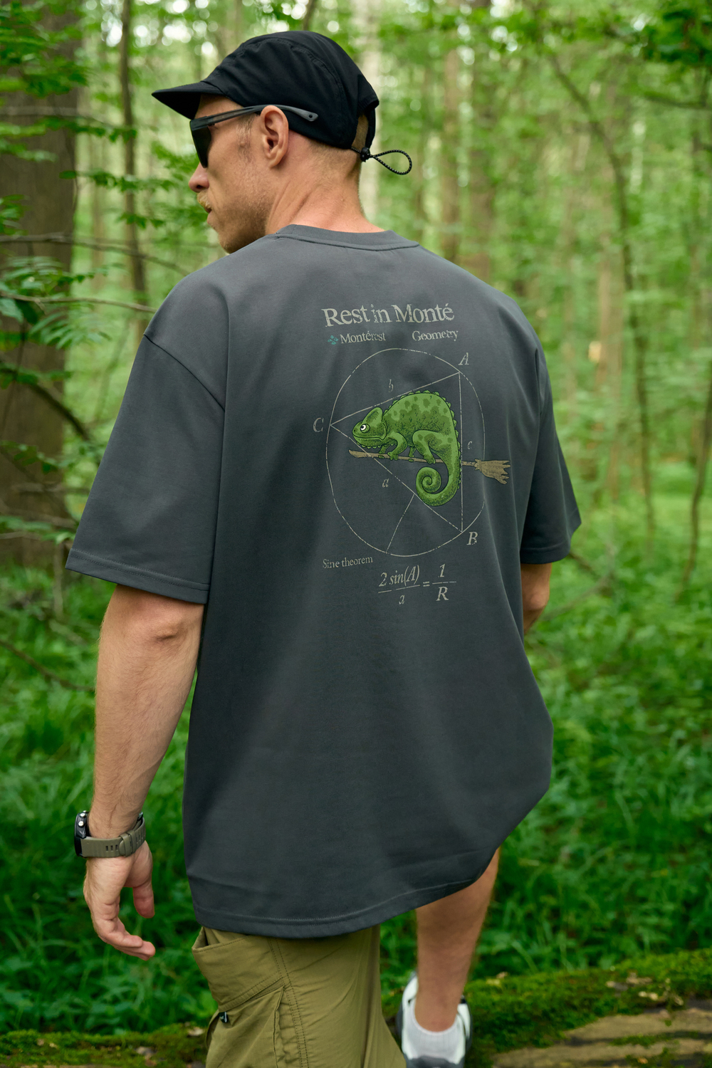 Футболка Nothomme Mountain Wild 5A AntiBacterial T-Shirt "Graphite Grey"