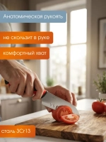 Нож кухонный Jolly Kitchen Santoku, сталь 3Cr13