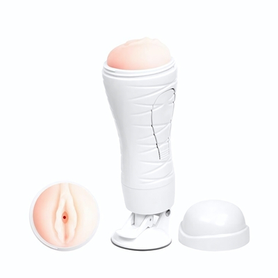 Мега-мастурбатор Flora вагина White 12 режимов вибрации BM-00900T48Z