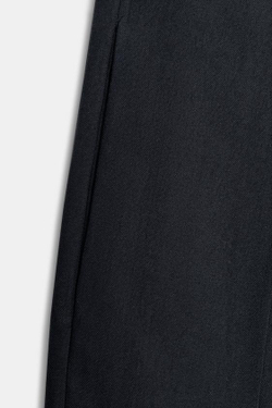 ZARA БРЮКИ WIDE-LEG С ЗАЩИПАМИ — ZW COLLECTION, МОРСКОЙ СИНИЙ