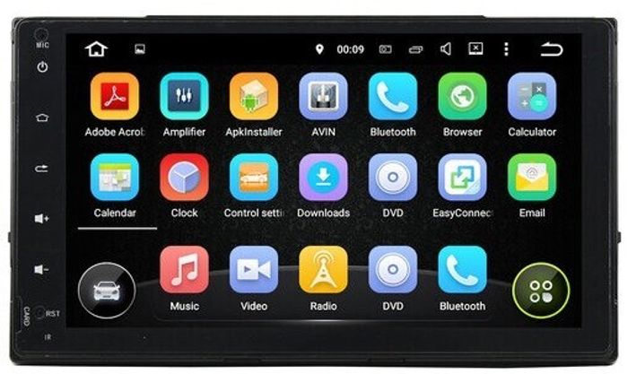 Магнитола для Toyota Fortuner 2015-2022, Corolla 2016-2018 - Kuberg KD-9406-P6 на Android 10