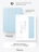 Чехол книжка для iPad Pro 11" (2,3,4 gen) Gurdini Milano Series Cloud Blue