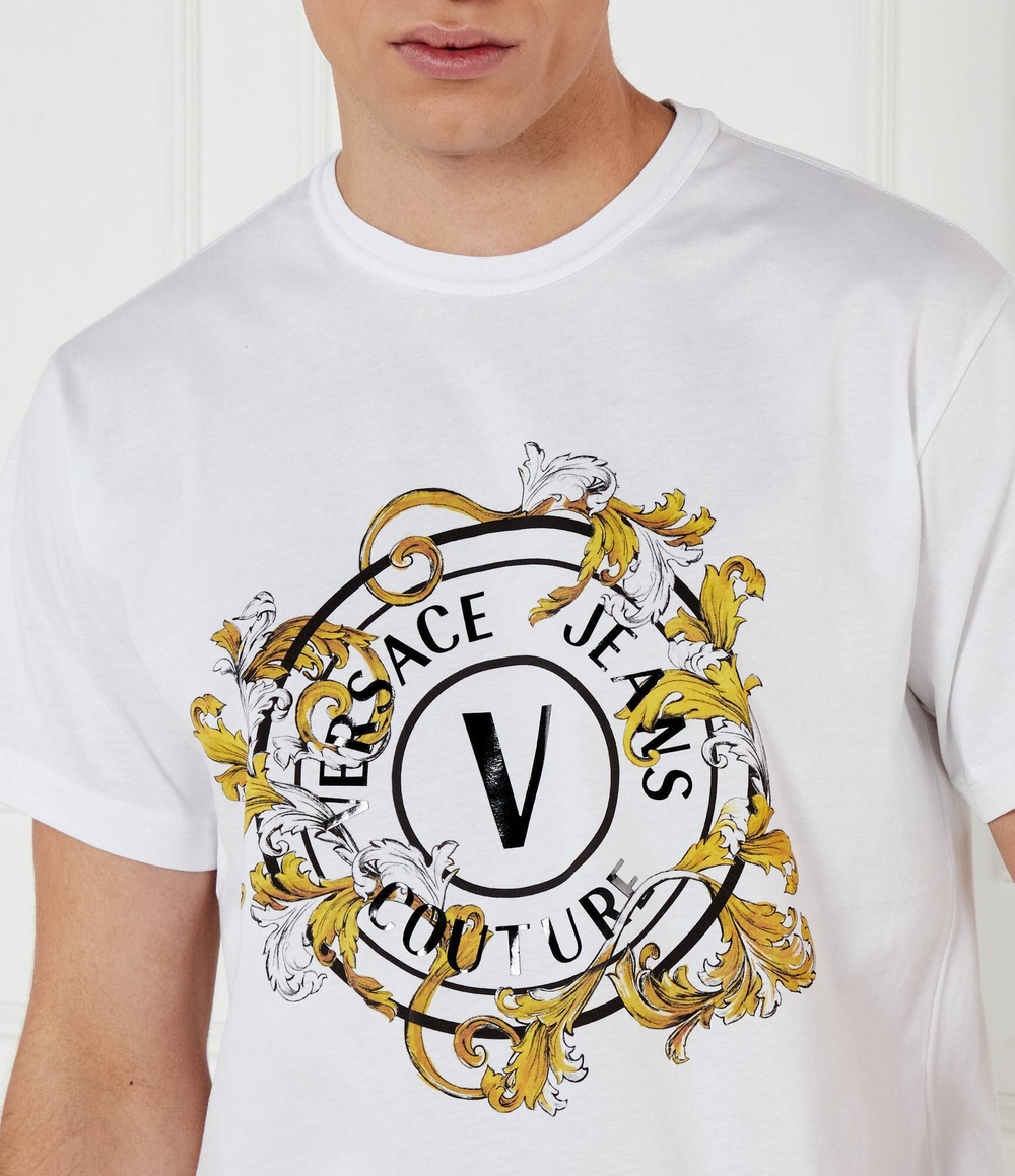 Футболка Versace Jeans Couture - белый(78GAHC01CJ01C)