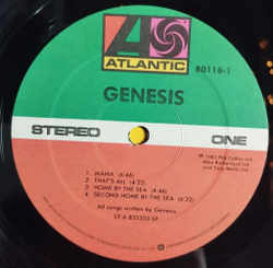 Винтажная виниловая пластинка LP Genesis Mama (USA 1983)