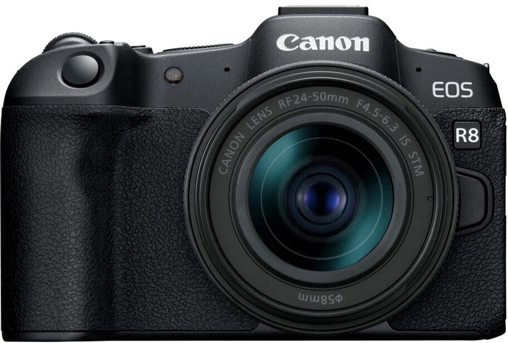 Canon EOS R8 Kit RF 24-50mm f/4.5-6.3 IS STM, черный