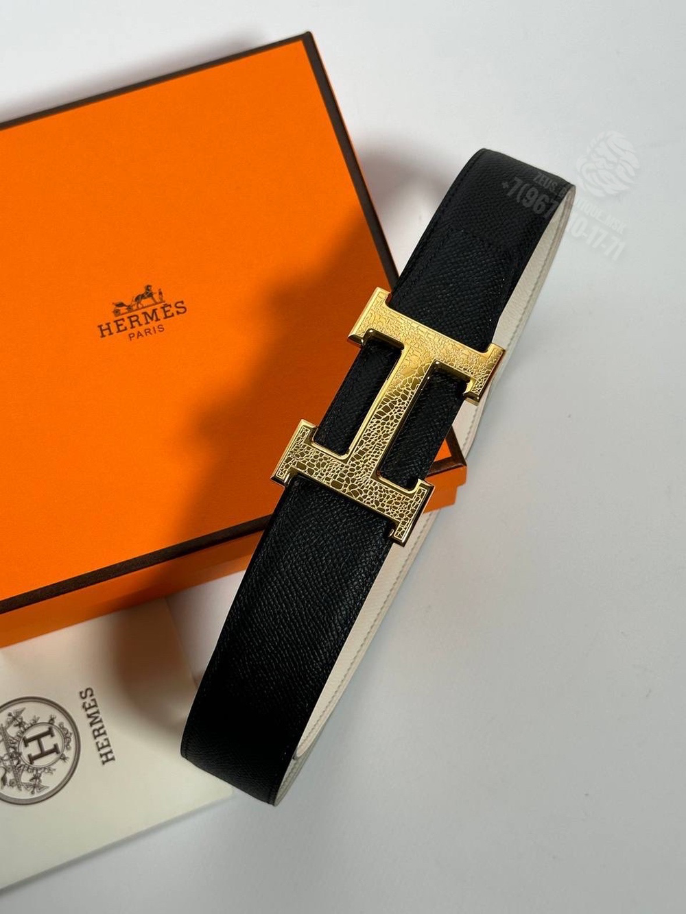 Двухсторонний ремень Hermes