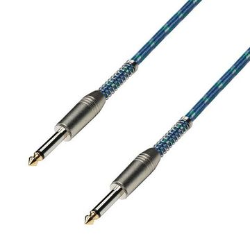 Adam Hall K3IPP0300VINTAGE - кабель инструментальный в оплетке, TRS (jack) 6,3 mm mono - TRS (jack)