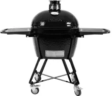 Керамический угольный гриль Primo Oval Family All-In-One, 38х56 см, с ножками и столиками