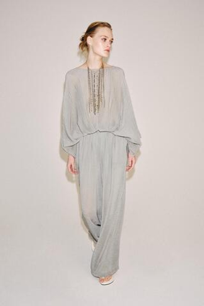 ПОЛУПРОЗРАЧНЫЕ БРЮКИ ПАЛАЦЦО — ZARA