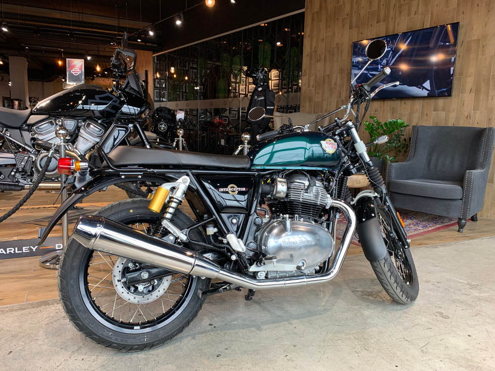 Royal Enfield Interceptor 650 Cali Green (Standard / Single tone) 2025