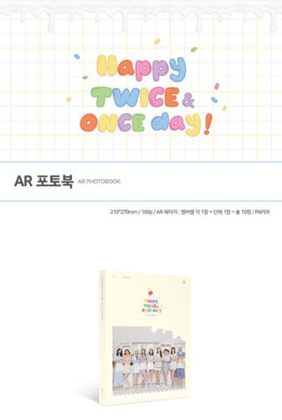 TWICE - Happy TWICE & ONCE day! AR PHOTOBOOK (6th Anniversary LIMITED)