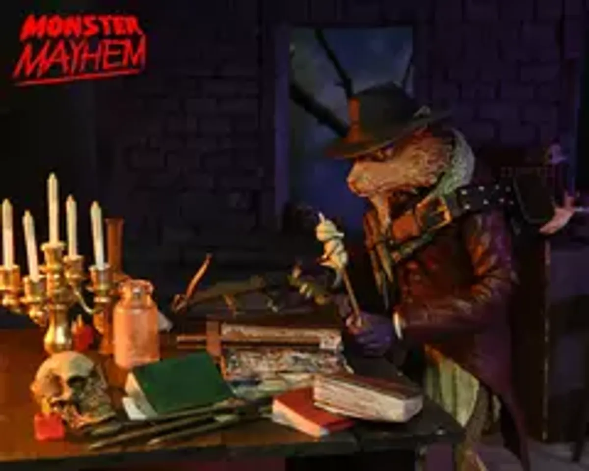 Фигурка NECA Universal Monsters x Teenage Mutant Ninja Turtles: Ultimate Splinter as Van Helsing