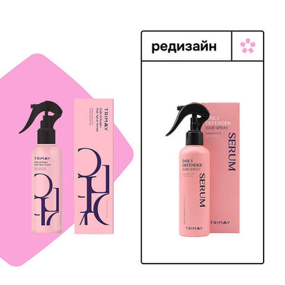Спрей с протеинами шёлка для сухих волос Trimay Daily Defender Hair Spray Serum, 200 мл
