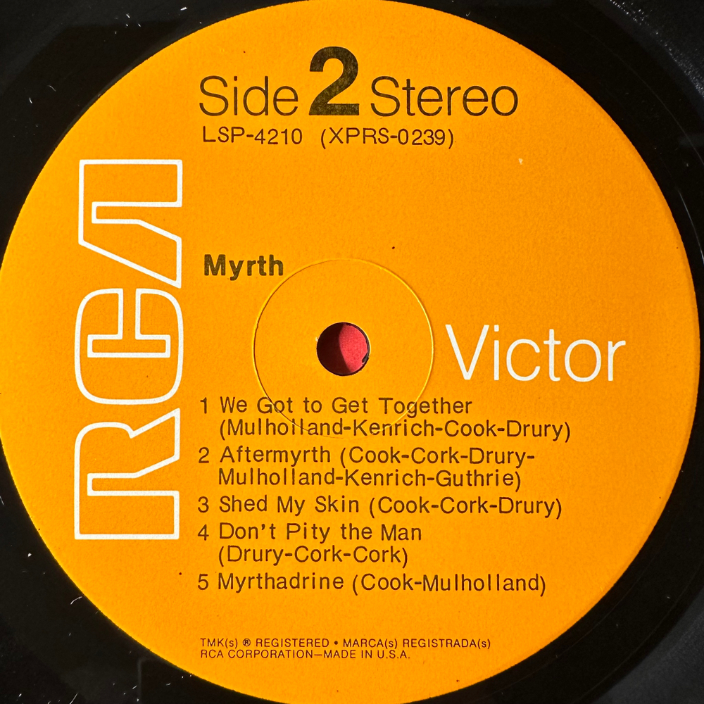 Myrth ‎– Myrth (США 1969г.)