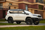 Пороги силовые BMS ALFA для Тойота Прадо 150 2009-2023 (2 шт.)