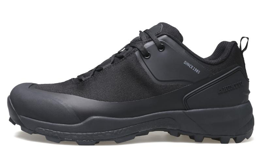 HUMTTO Lightweight Trail Running Cushioning Slip Resistant Abrasion Resistant Low top Outdoor Shoes Men"s Black
