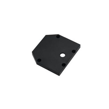 Трековая заглушка шинопровода для натяжного потолка APL.0284.00.05 чёрный Magnetic track 220 Aployt