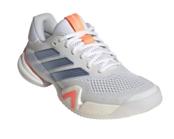 Женские теннисные кроссовки Adidas Barricade 14 W - cloud white/halo blue/beam orange