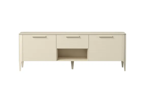 Тумба Type oak под ТВ ширина 160 см (молочный)