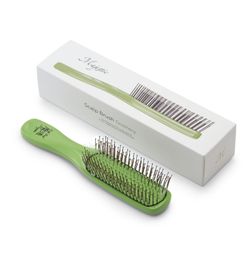 Расческа Majestic Scalp Brush лайм