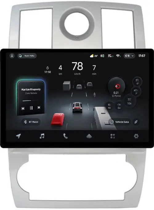 Магнитола для Chrysler 300C 2004-2007 (дорестайл) - Teyes CC4-PRO монитор 13" 2K QLED на Android 13, Быстрейшая, Snapdragon 778G, ИИ, CarPlay, DSP, 4G SIM-слот