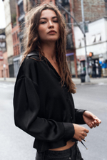 АТЛАСНАЯ РУБАШКА С РЕМНЕМ — ZARA
