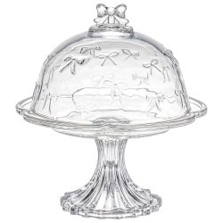 БЛЮДО "VENEZIA" С КРЫШКОЙ НА НОЖКЕ 20*22 СМ