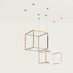 Подвес Cube-X 44 x 44 cm золотой