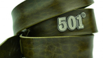 Ремень мужской зеленовато-коричневый Levi`s 501 40Levis-093
