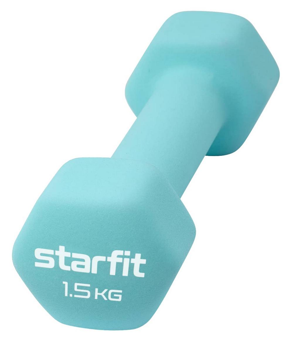Гантель матовая в неопреновой оболочке Starfit