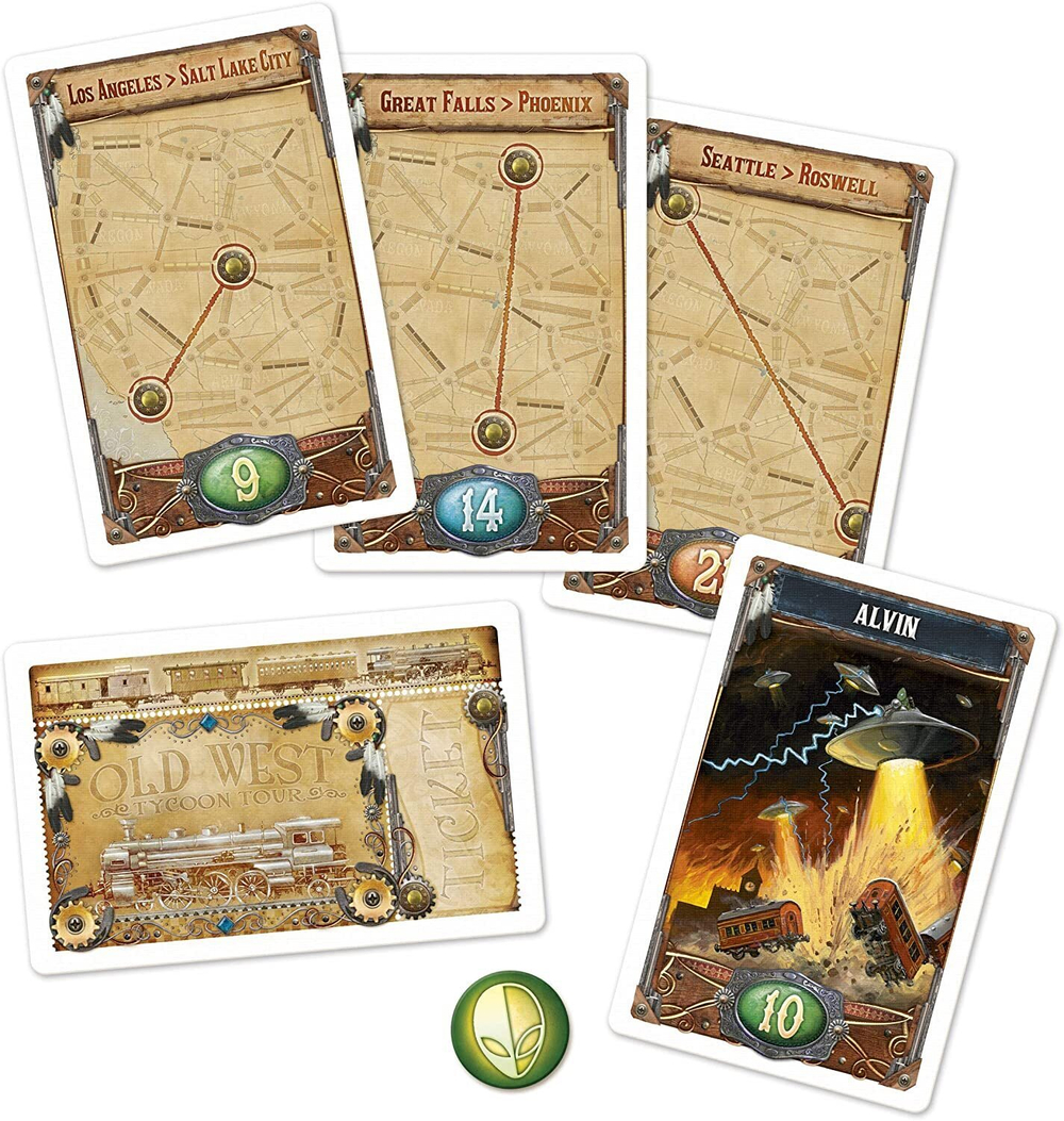 Дополнение (новые игровые поля) для настольной игры Days of Wonder Ticket to Ride - Map Collection 6: France and Old West - на английском языке