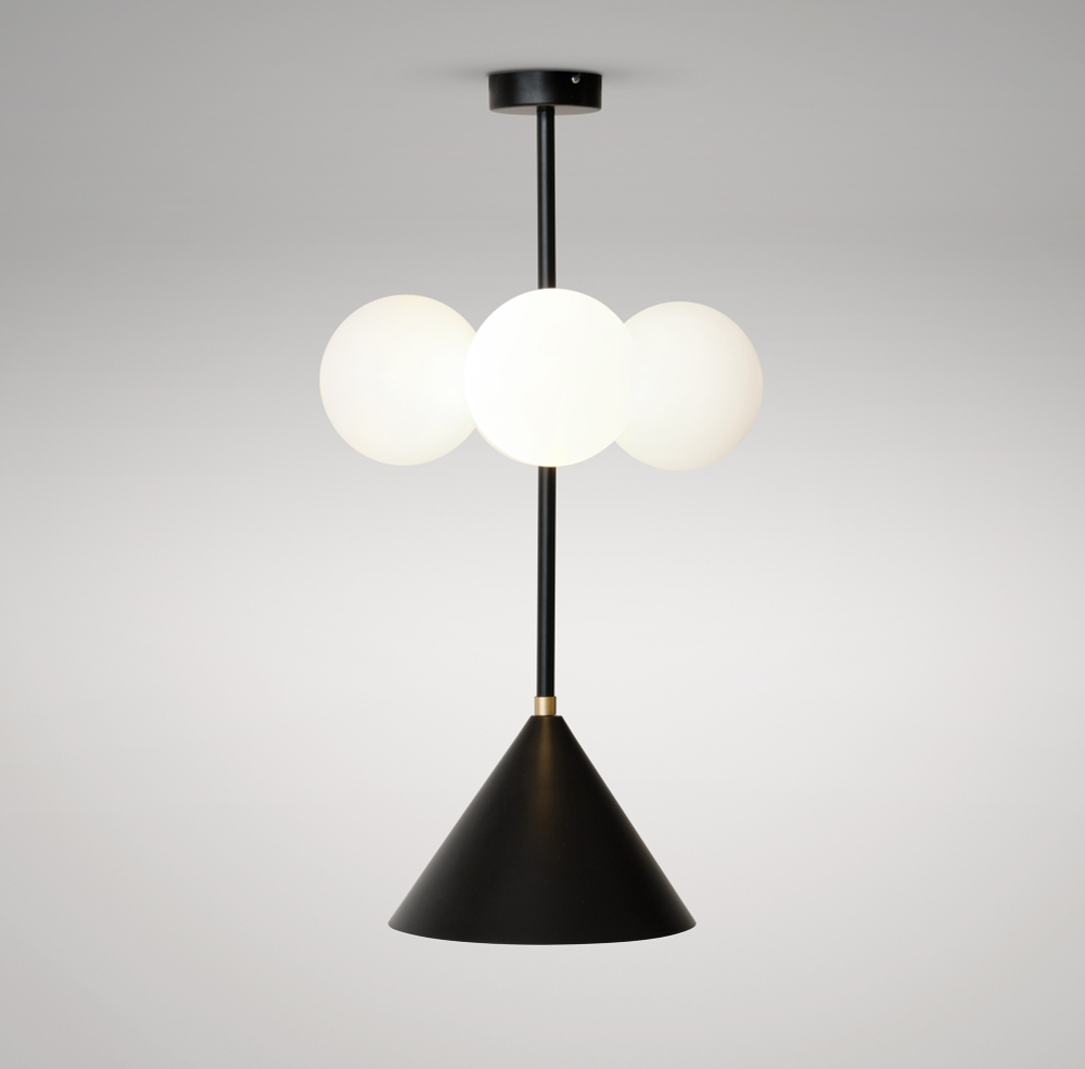Подвес Atelier Areti  Axis Cone and Globes (metal)
