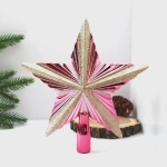 Верхушка на ёлку SHINE «Holiday» 20 см, rose pink
