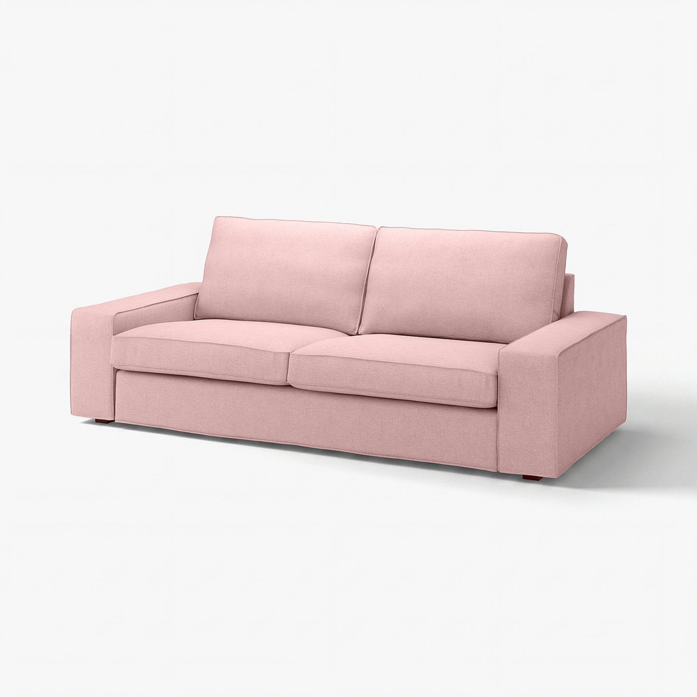 IKEA KIVIK  (ИКЕА КИВИК)  -  Чехол на 3-местный диван - Gunnared светло-розовый