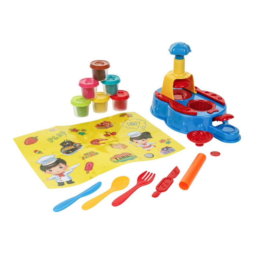 Игровой набор для лепки коробка 9028