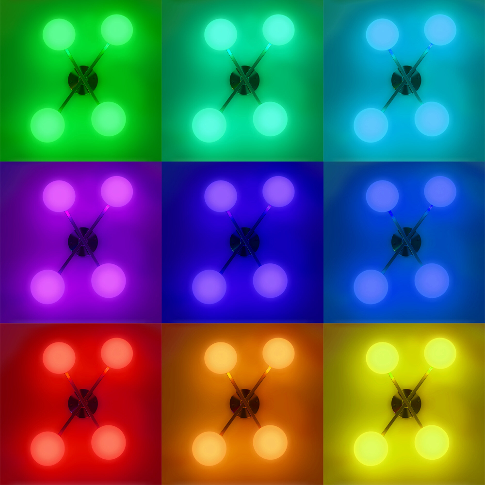 Citilux ATMAN SMART CL226A141 RGB LED Умная люстра Матовый Хром