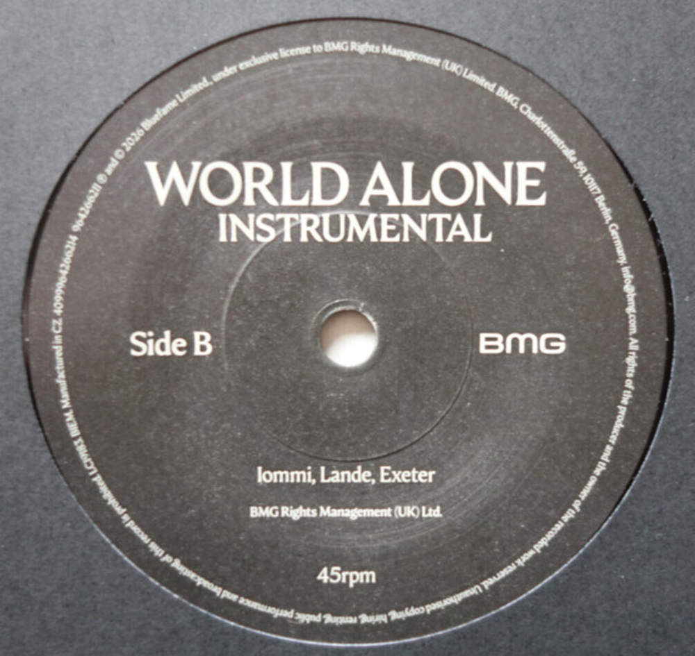Tony Iommi / World Alone (7" Vinyl Single)