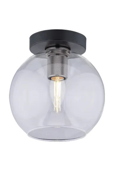 Светильник настенно-потолочный Rilon 1020FC/1 BK+CL, 40 Вт, чёрный