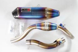 Titanium Full Exhaust System for Honda CRF250L-M-Rally (2012-2020). Made in Thailand. MOTO-X V.2