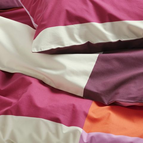 Комплект постельного белья IKEA BRUNKRISSLA (БРУНКРИСЛА), Односпальный, Разноцветный, 150x200, 50x80 см