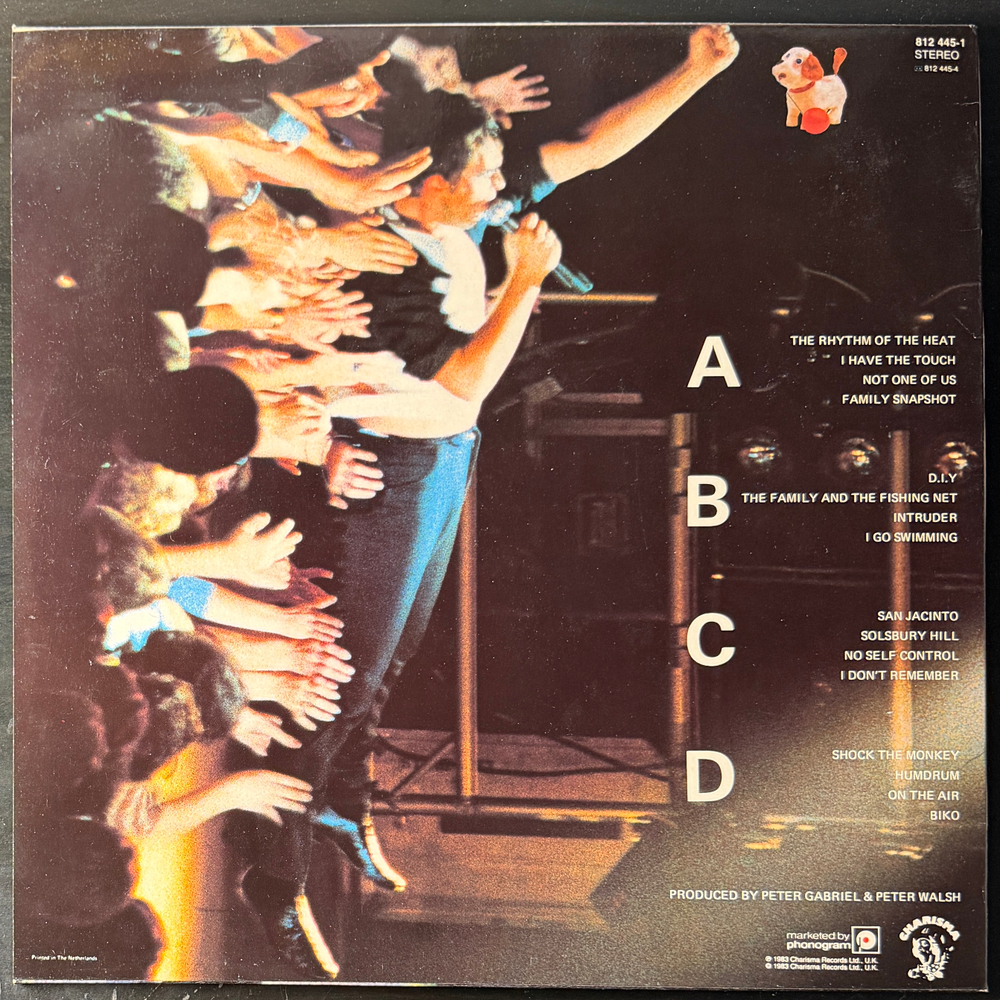 Peter Gabriel ‎– Plays Live 2LP (Голландия 1983г.)