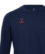 Футболка баскетбольная с длинным рукавом DIVISION PerFormDRY Pre-Match Longsleeve Jersey, темно-синий