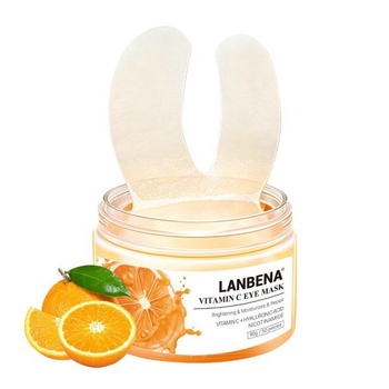 Патчи Lanbena для глаз с витамином С, питает, осветляет, снимает отечность Vitamine С Yye Mask, 50 шт, 90 гр