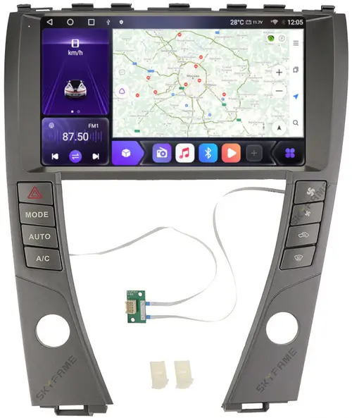 Магнитола для Lexus ES350 2006-2012 - Kuberg SF-9118-IJ Android 10, 4G SIM-слот