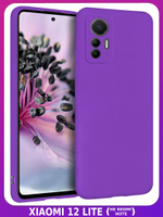 Мягкий Soft Touch чехол из силикона для XIAOMI 12 LITE (не REDMI NOTE!) с бархатной подкладкой