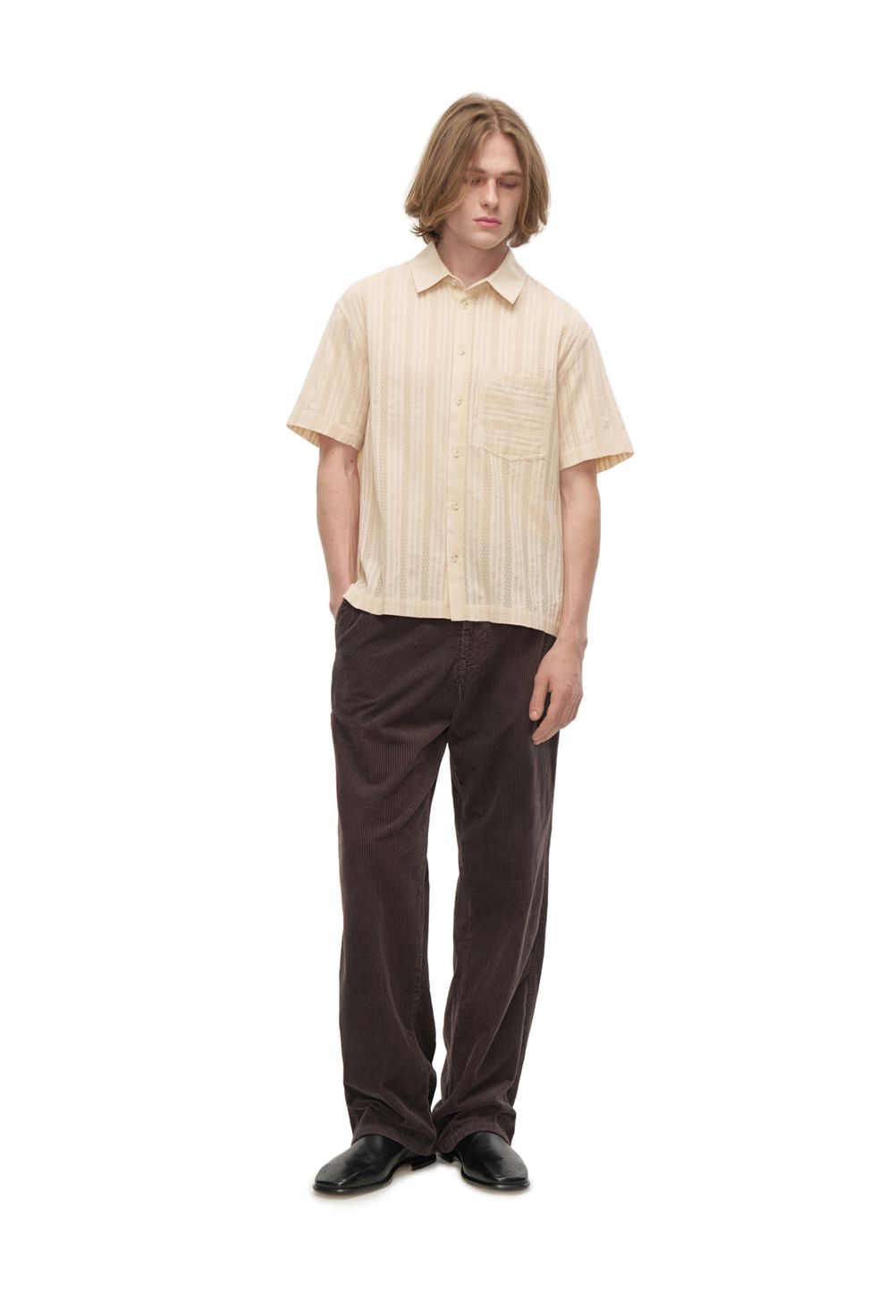Рубашка Beige Boxy