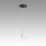 7753/L SN 535 Подвесное крепление для светильника QUANTUM LED металл/черный 1,5м QUANTUM