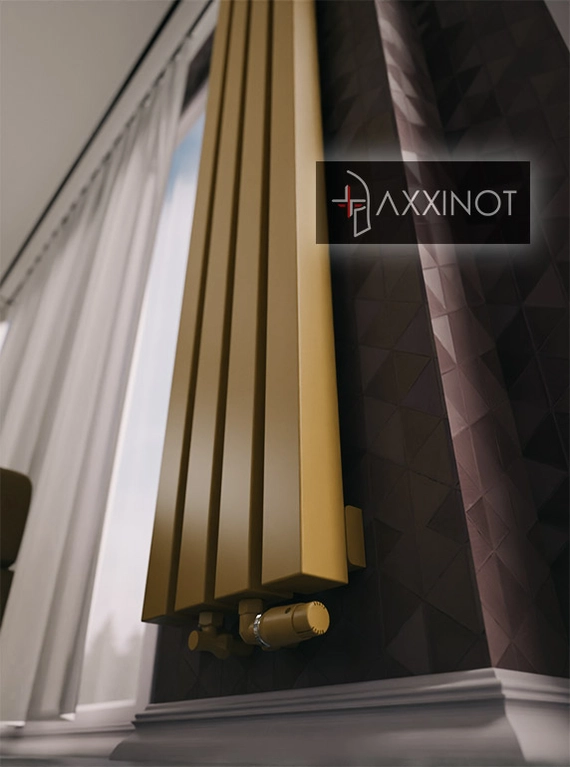 Axxinot Verde V 1500 - вертикальный трубчатый радиатор высотой 1500 мм, палитра RAL