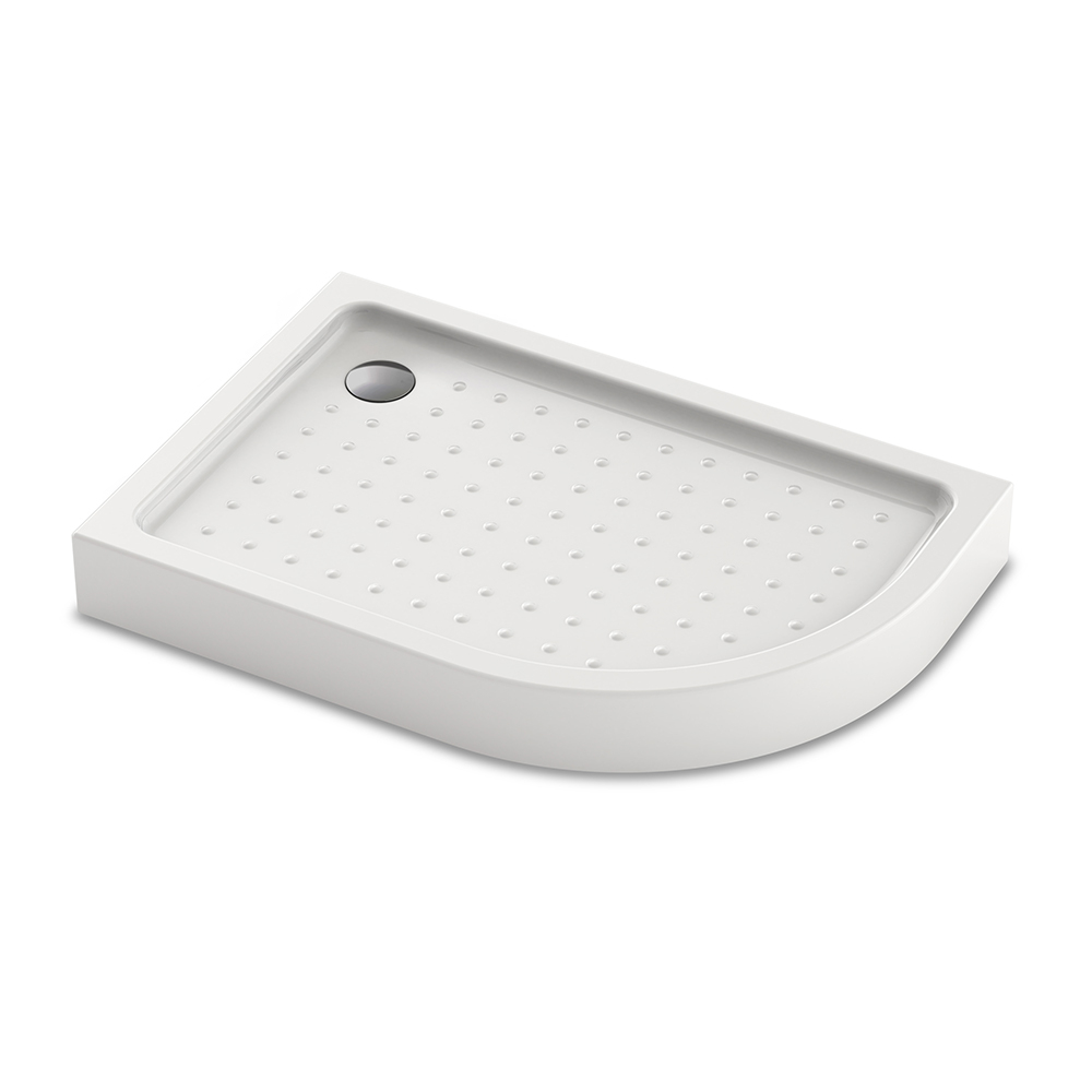 Душ. поддон Veconi TZ55L Арт. TZ55L-12080-C5 Акриловый (1200x800x150, белый, асимметричный, левый